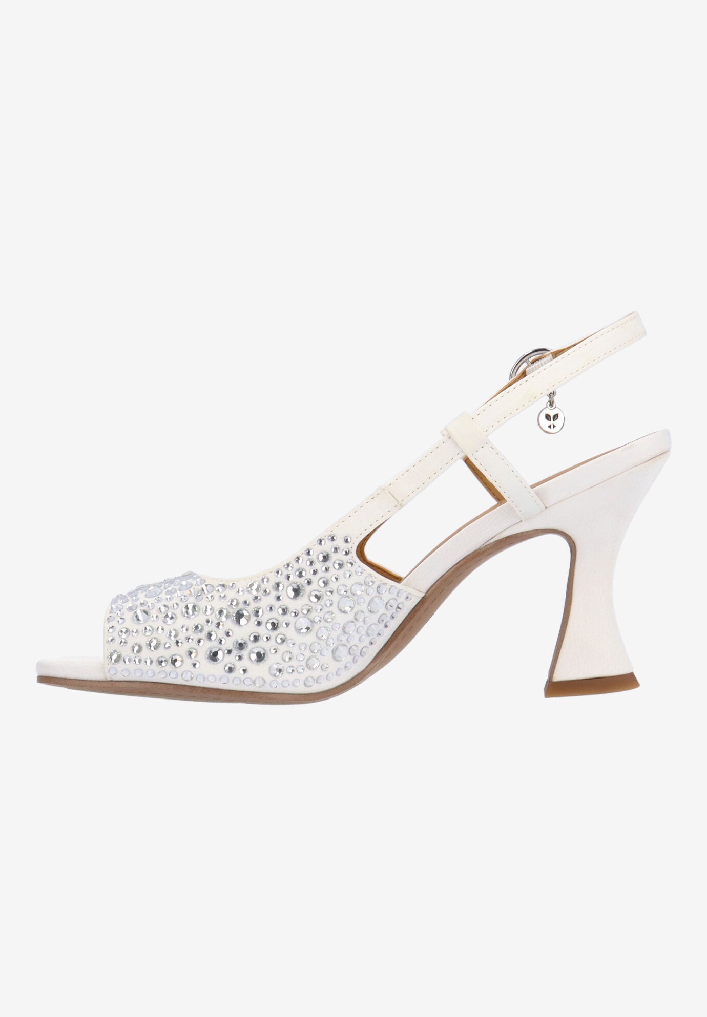 Loredana Slingback Sandal, WHITE, alternate image number 4