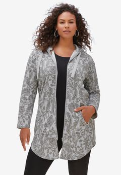 Fleece Zip Hoodie Sweatshirt