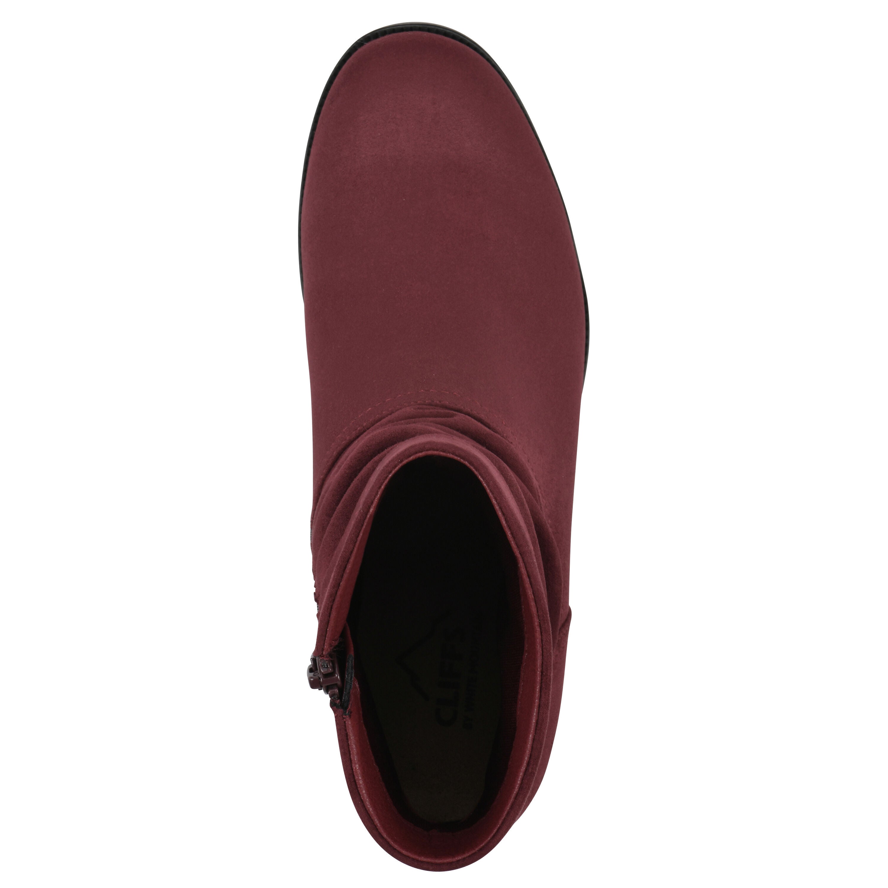 Durbon Ankle Boot, BURGUNDY FABRIC, alternate image number 4