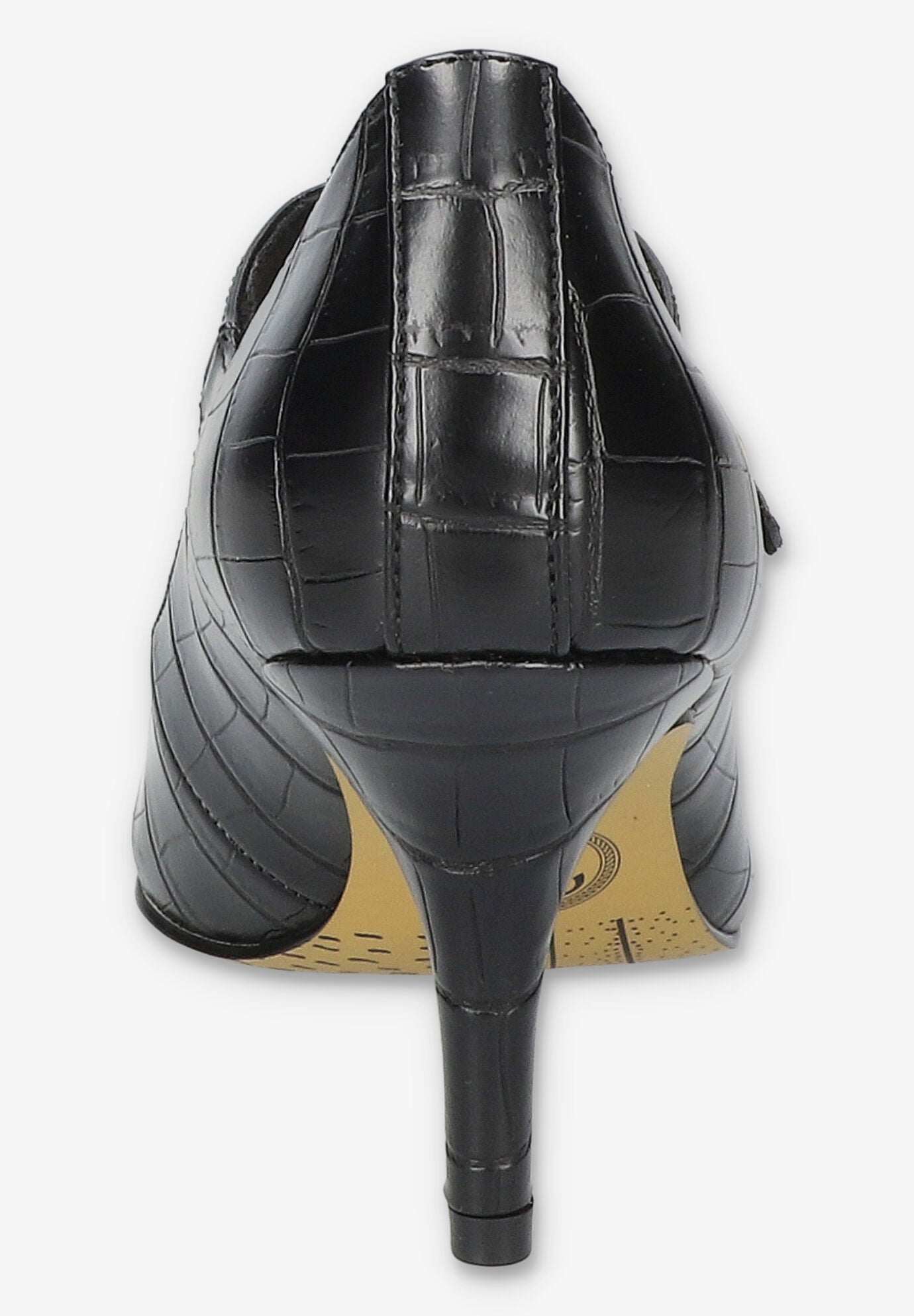 Lainey Mary Jane Pump, BLACK CROCO, on-hover image number 1