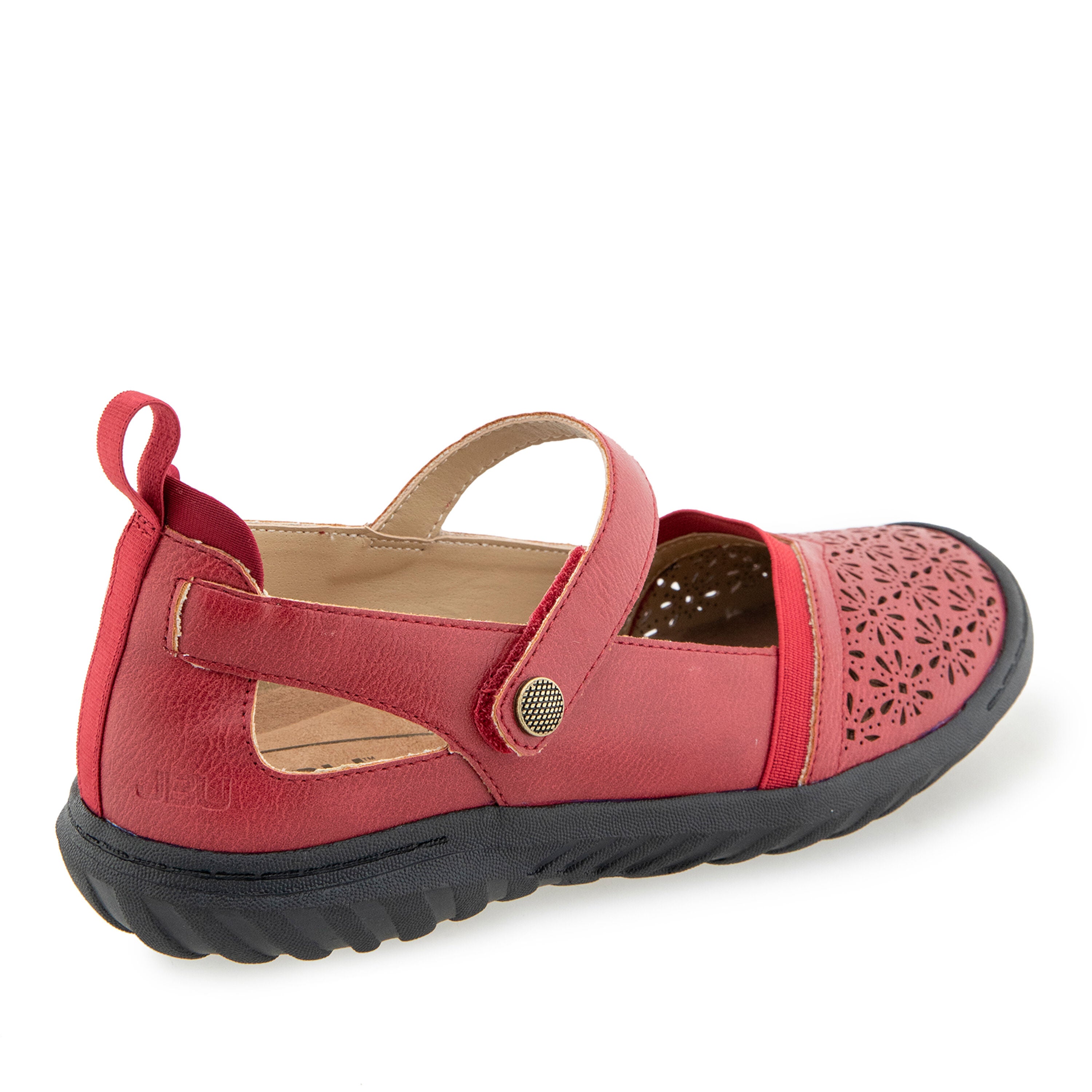 Rya Casual Mary Jane Flat, RED, on-hover image number 1