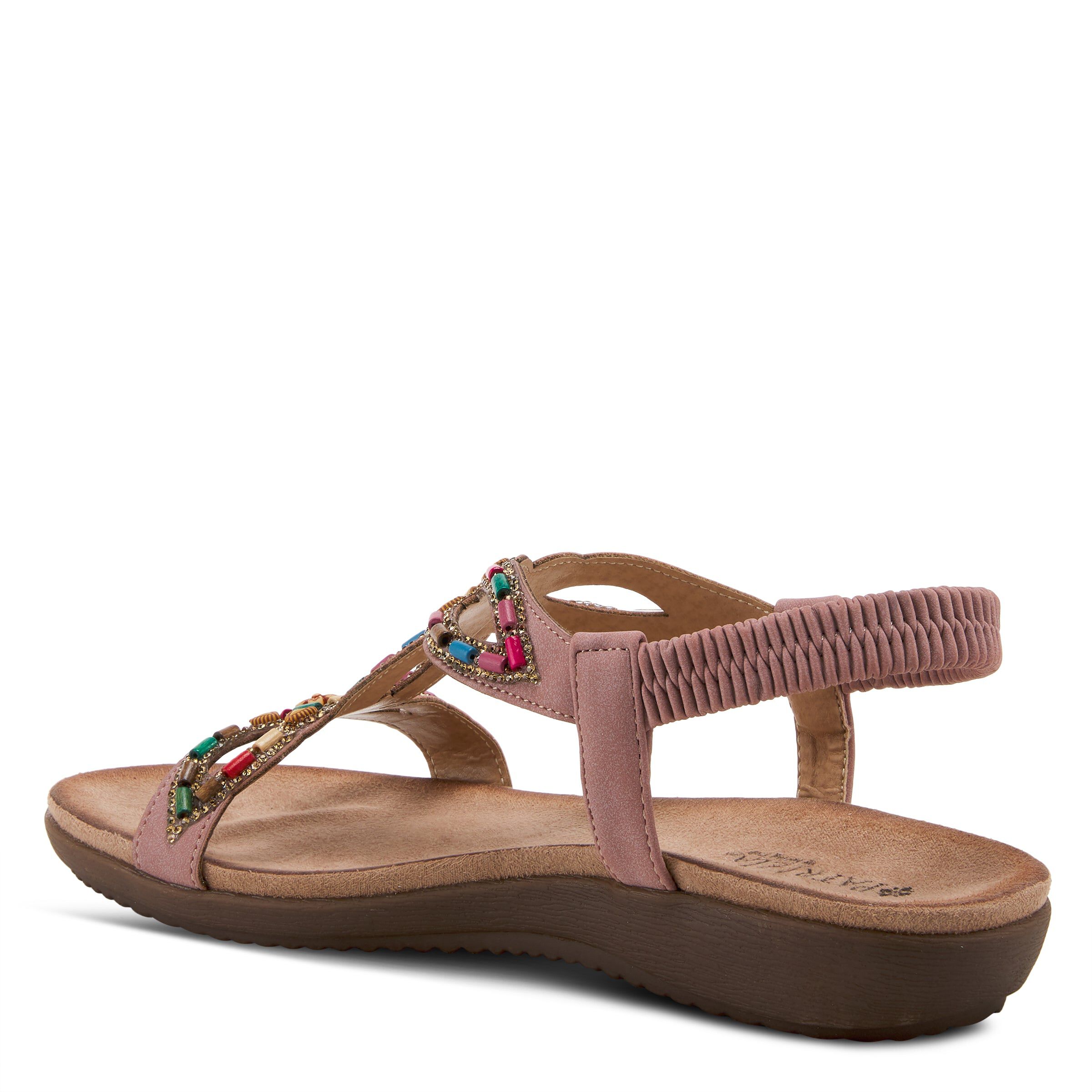 Volcanic T-Strap Sandal, PINK, alternate image number 6