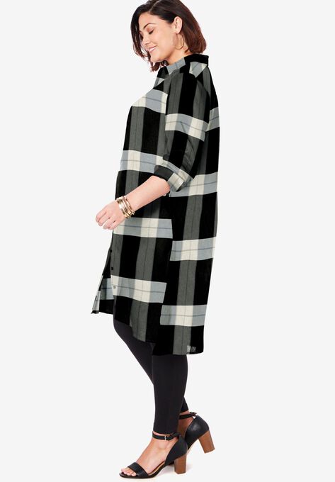 Button-Front Ultra Tunic, , alternate image number null
