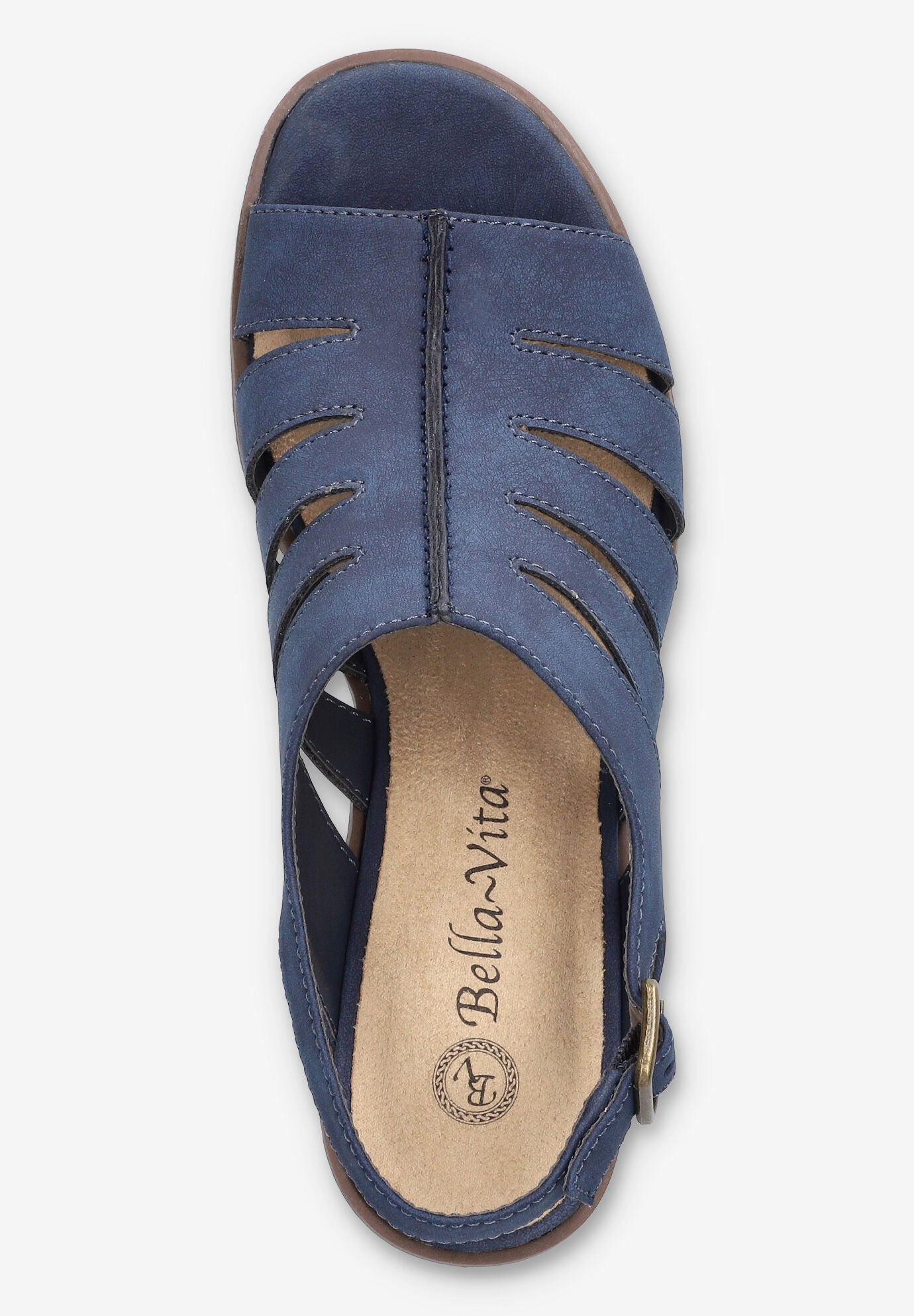 Rhodes Heeled Sandal, NAVY, alternate image number 6