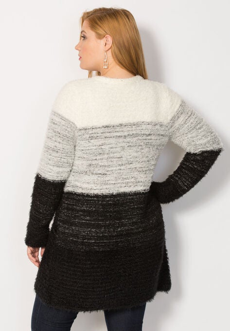 Ombre Eyelash Cardigan, , on-hover image number null