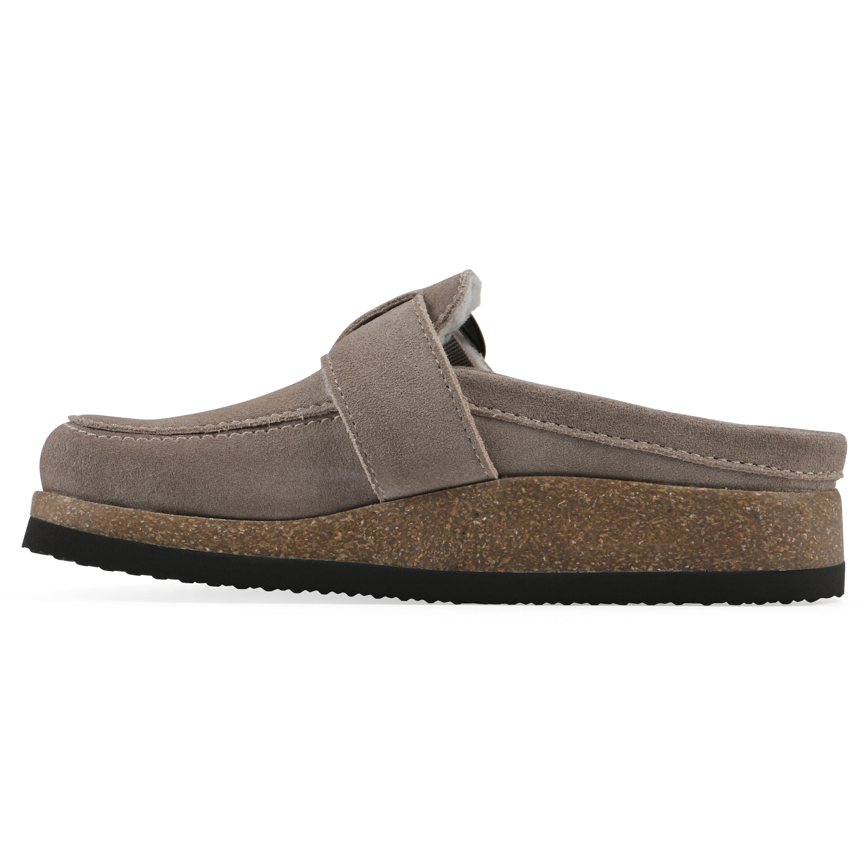 Bueno Footbeds Clog, TAUPE SUEDE FF, alternate image number 3