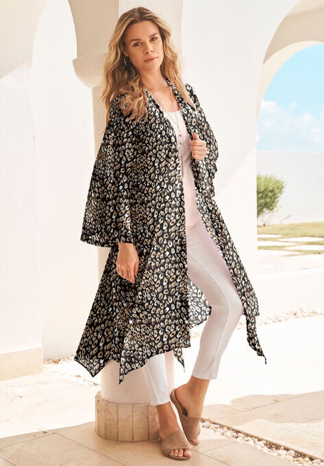 Hanky-Hem Kimono, , alternate image number null
