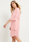 Eyelet-Detailed Shirt & Short Set, , alternate image number null