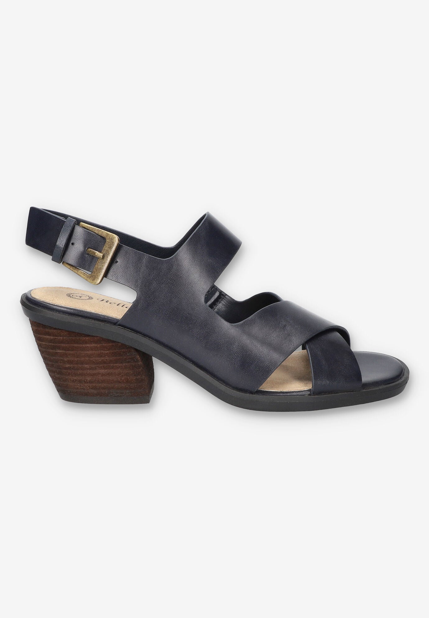 Cameron Block Heel Sandal, NAVY, alternate image number 2
