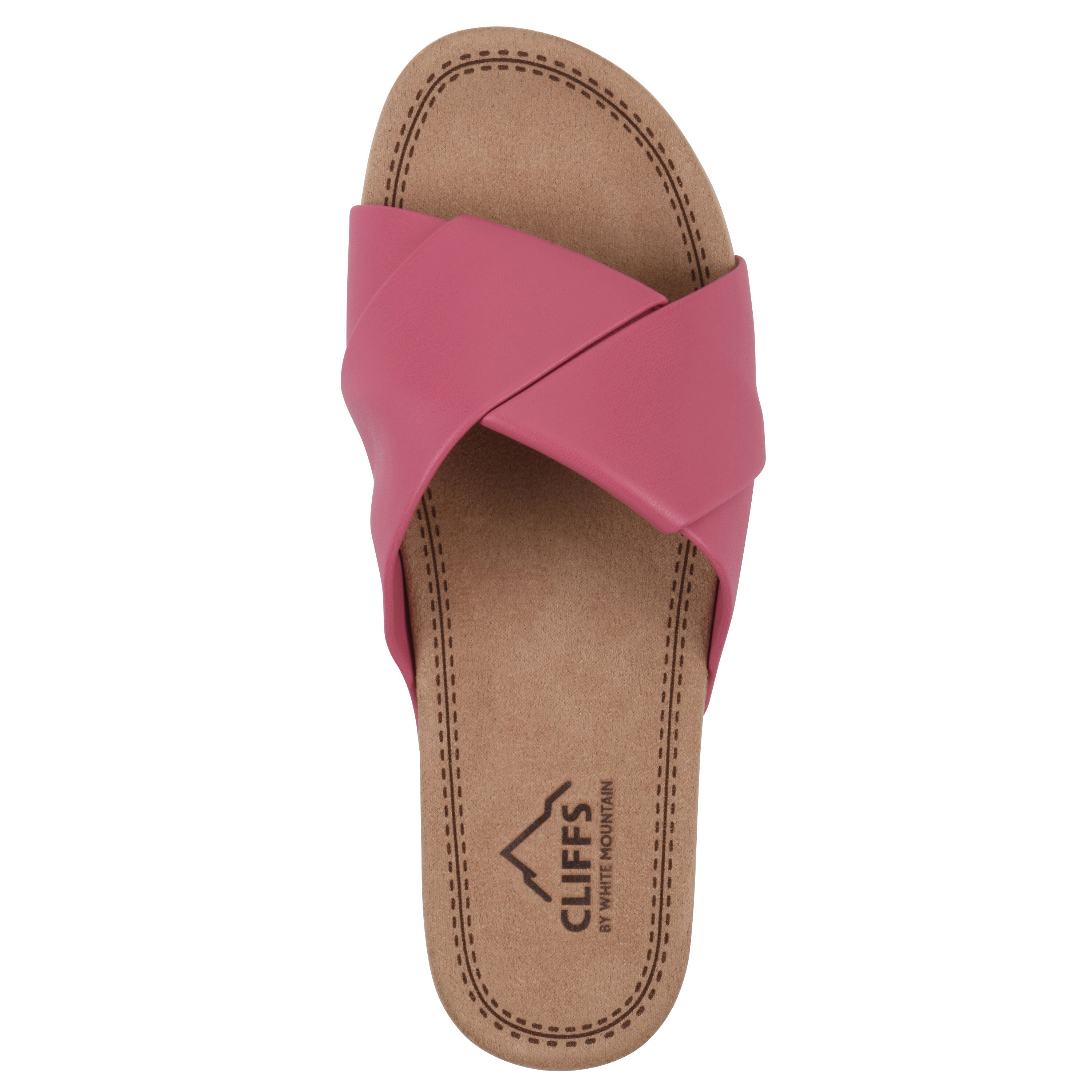 Tincie Slide Sandal, HOT PINK SMOOTH, alternate image number 4