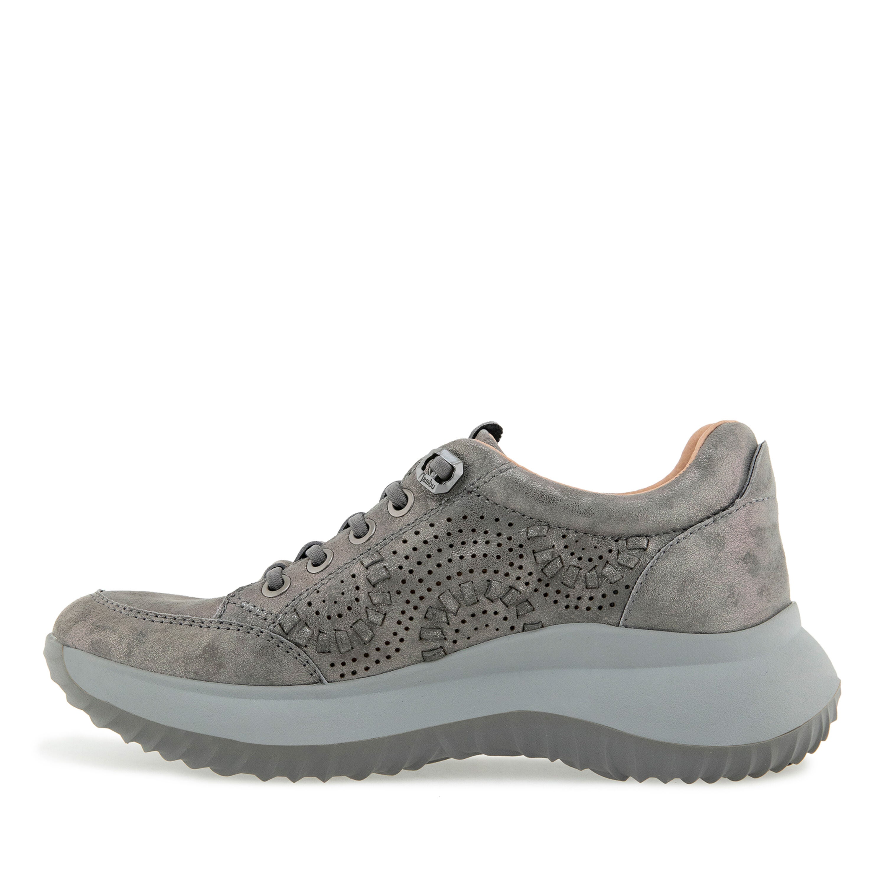 Ginny Casual Sneaker, PEWTER, alternate image number 3