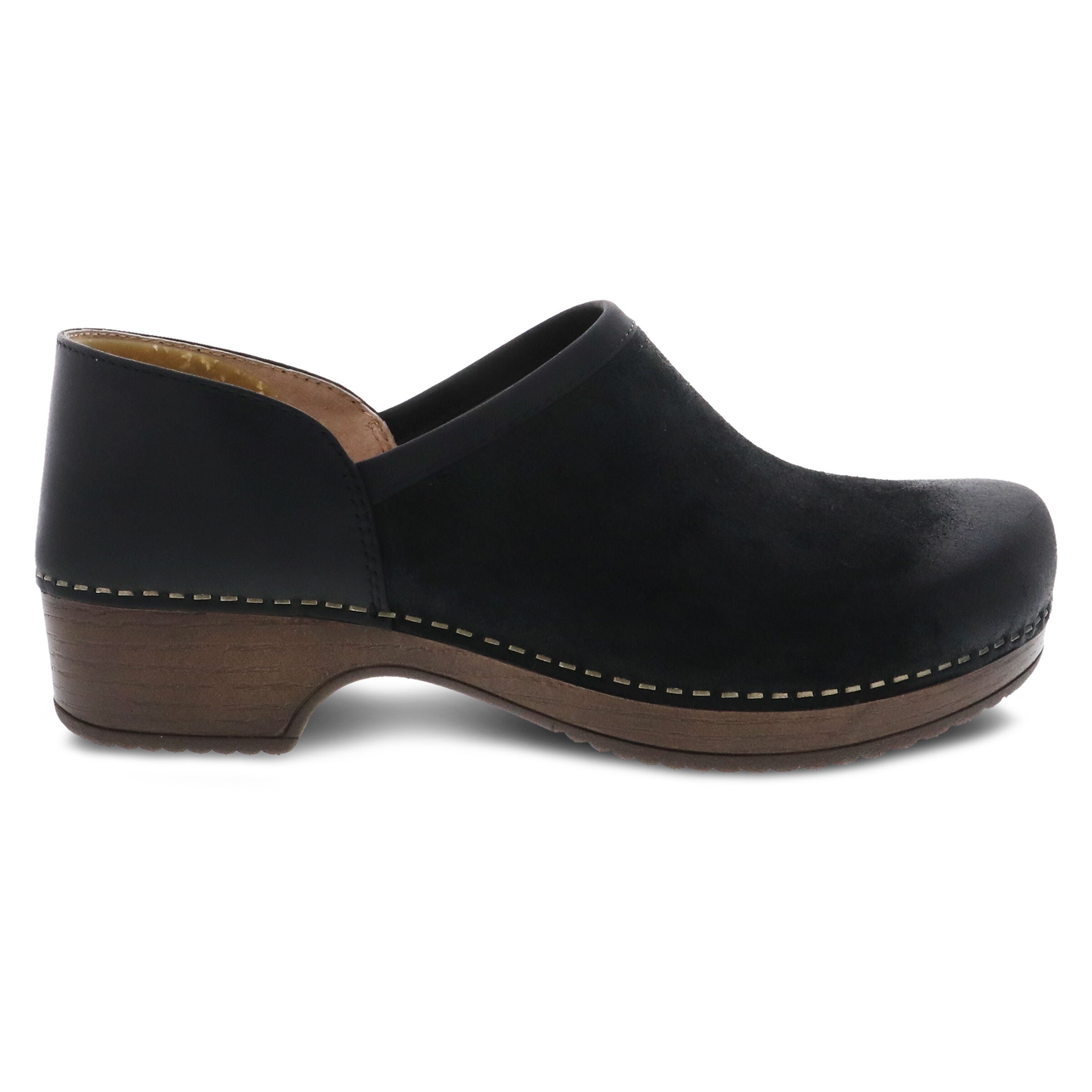 Brenna Slip On Clog, BLACK, alternate image number 4
