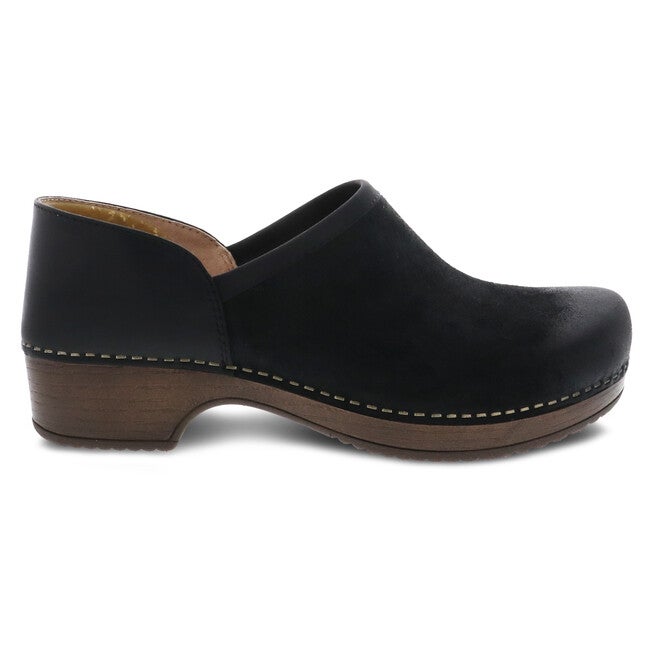 Brenna Slip On Clog, BLACK, alternate image number 4