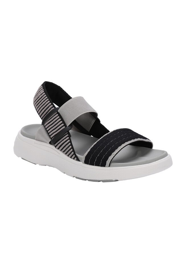 Summer Casual Sandal, CHARCOAL BLACK, hi-res image number 0
