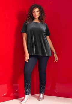 Velour Swing Tee