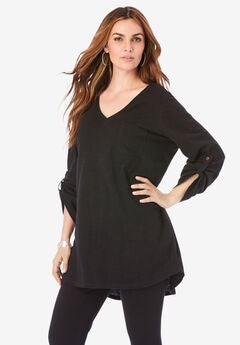 Boyfriend Textured Tunic