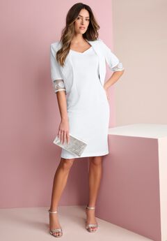 Embellished Jacket And Dress Set