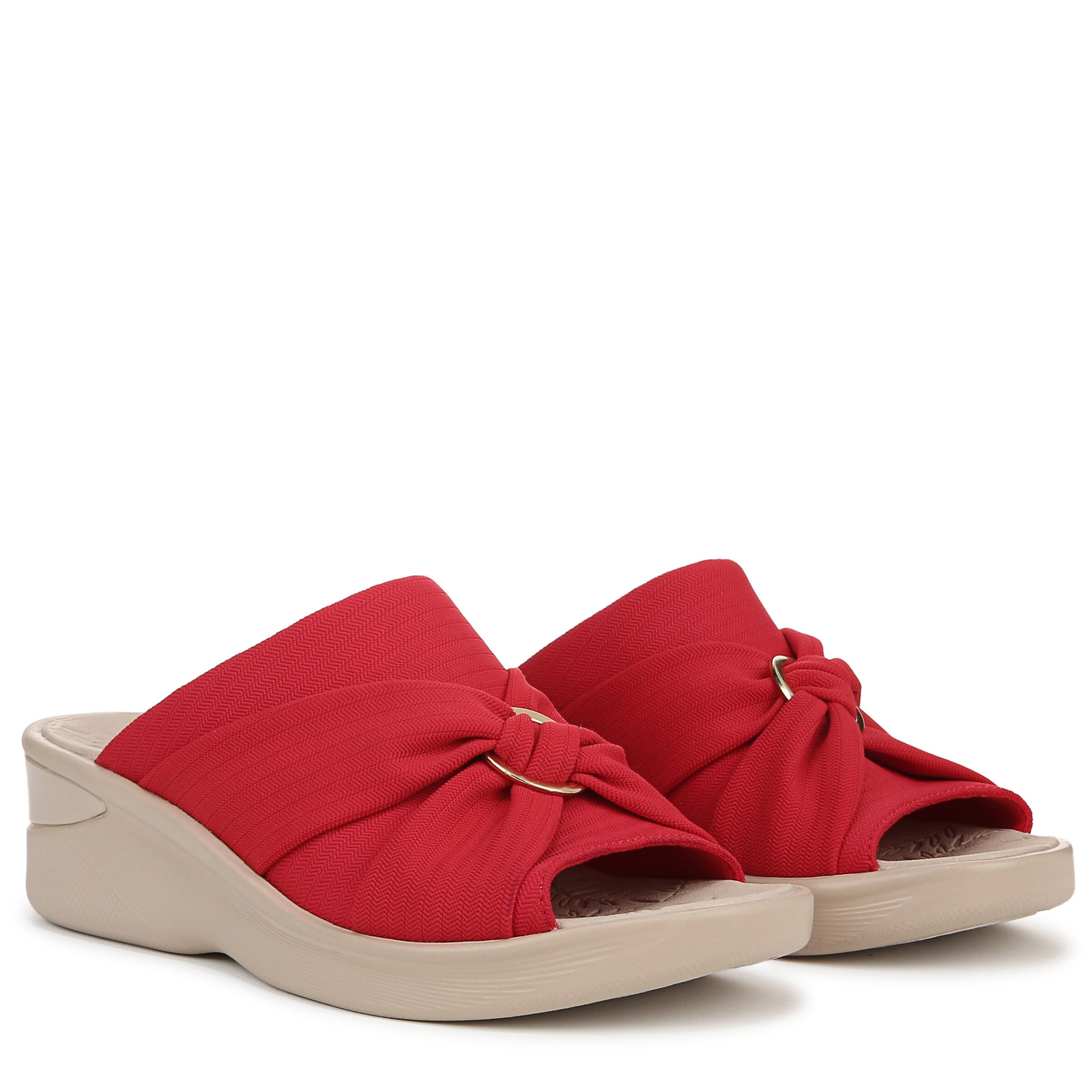 Serenade Slide Sandal, FIRE RED, alternate image number 2