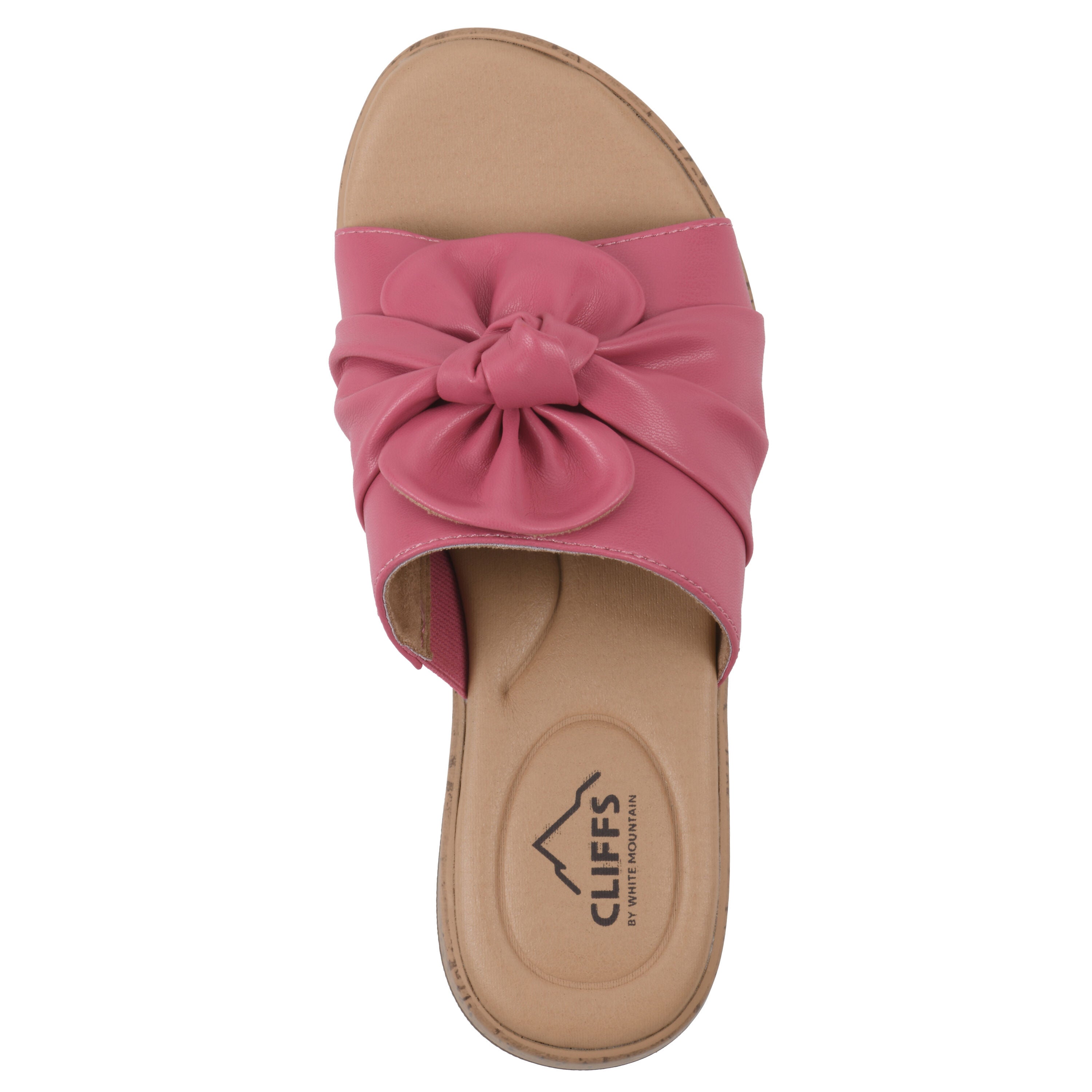 Bonelle Slide Sandal, HOT PINK SMOOTH, alternate image number 4
