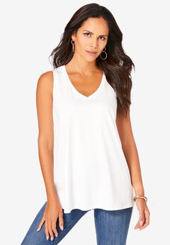 Plus Size Cotton Ultimate Swing Tank Top