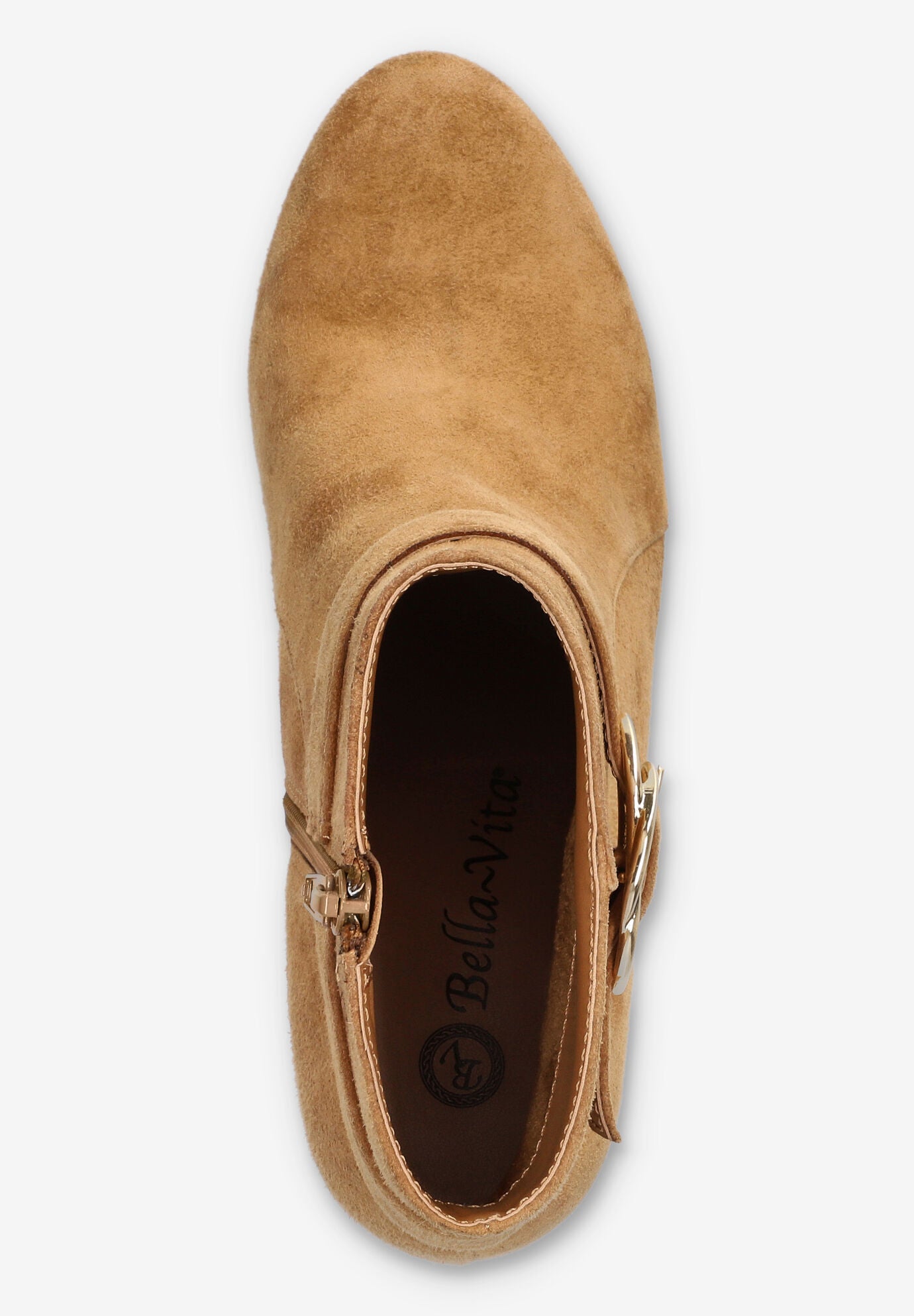 Gamela Dress Ankle Boot, COGNAC SUEDE, alternate image number 6