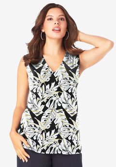 Ultrasmooth® Fabric V Neck Tank