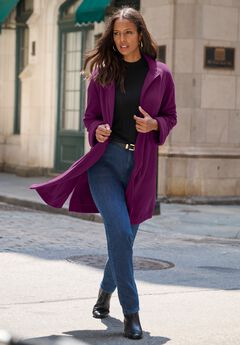 Plush Fleece Driving Coat