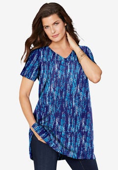 Short-Sleeve V Neck Ultimate Tunic