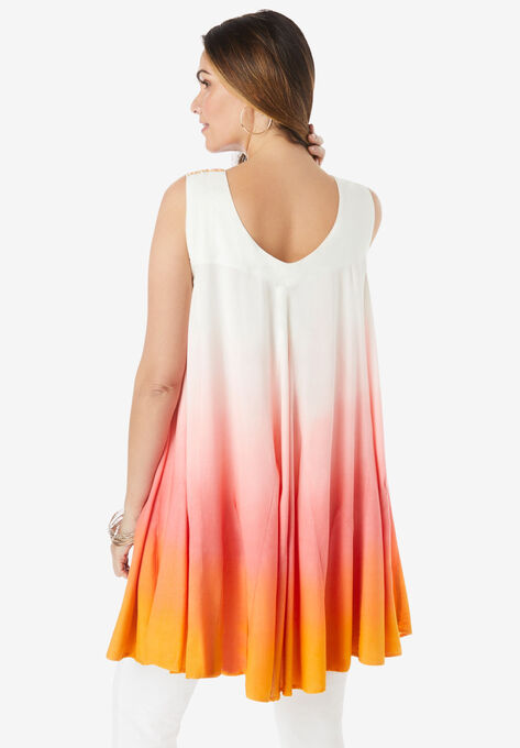 Dip-Dye Swing Tunic, , on-hover image number null