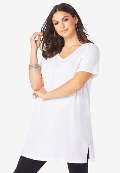 Short-Sleeve V Neck Ultimate Tunic