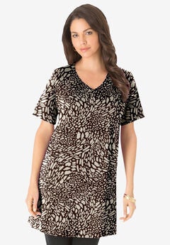 Short-Sleeve V Neck Ultimate Tunic