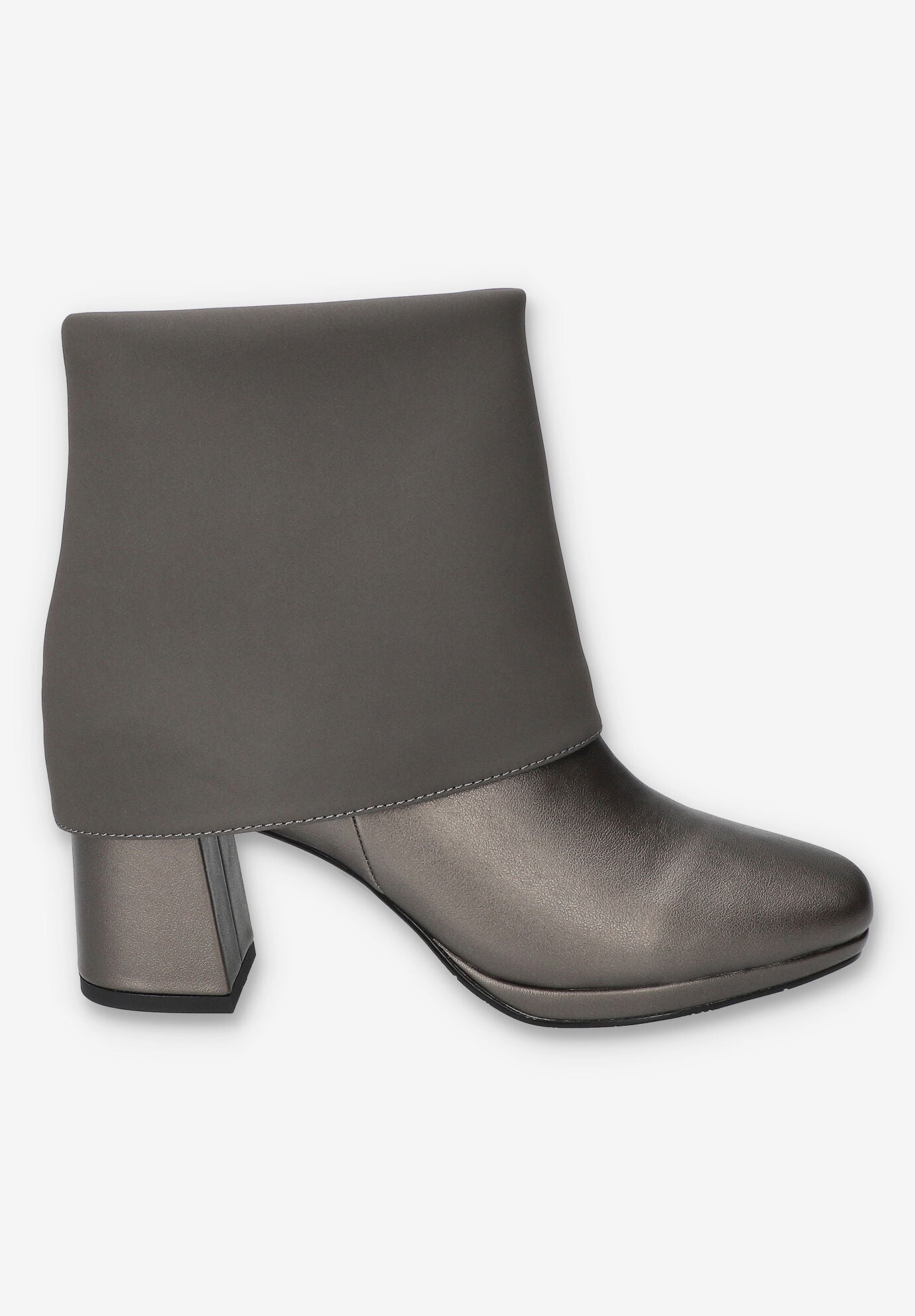 Sutton Sqaure Toe Ankle Boot, PEWTER LAMY, alternate image number 2