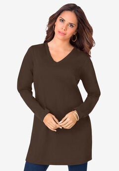Long Sleeve V Neck Ultimate Tunic