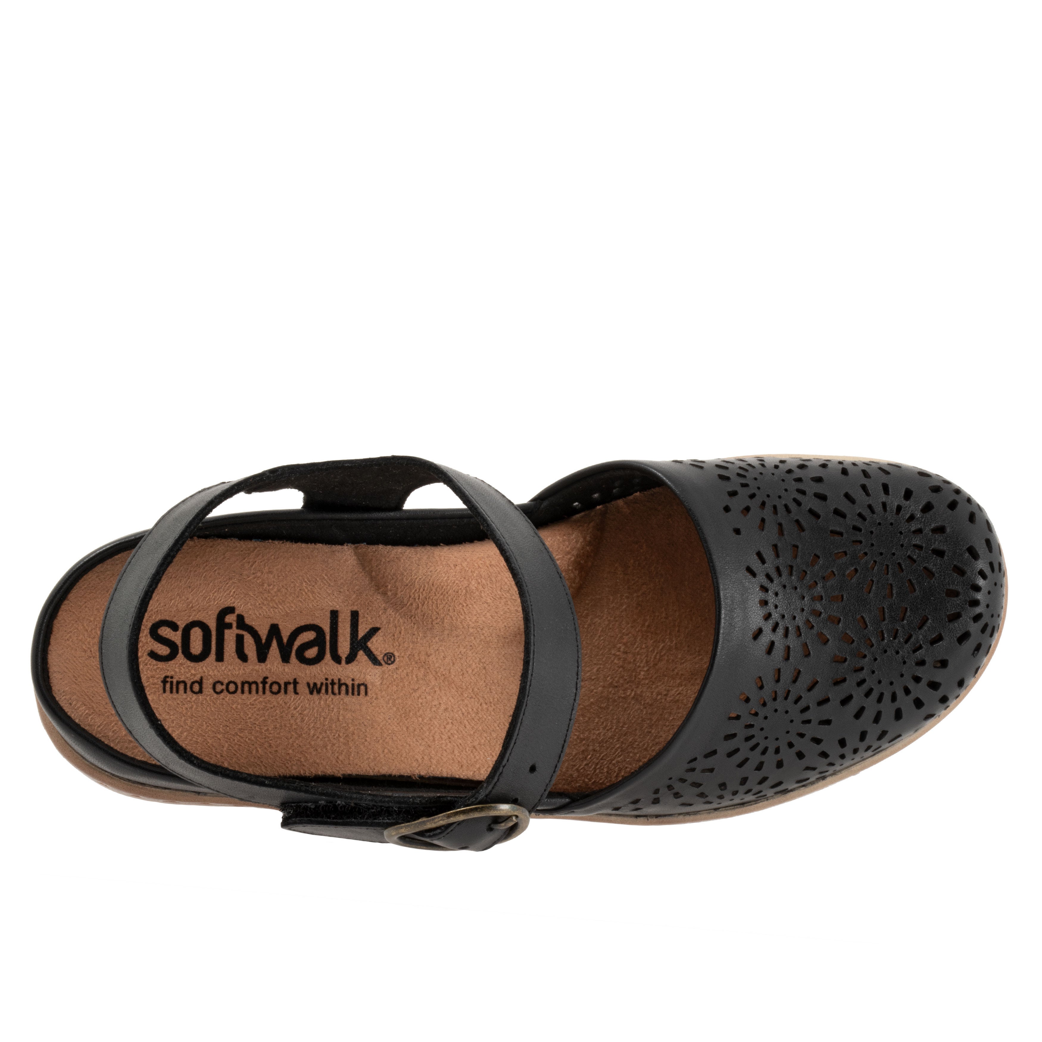 Mabelle Perf Clog, BLACK, alternate image number 3