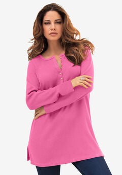 Thermal Henley Tunic