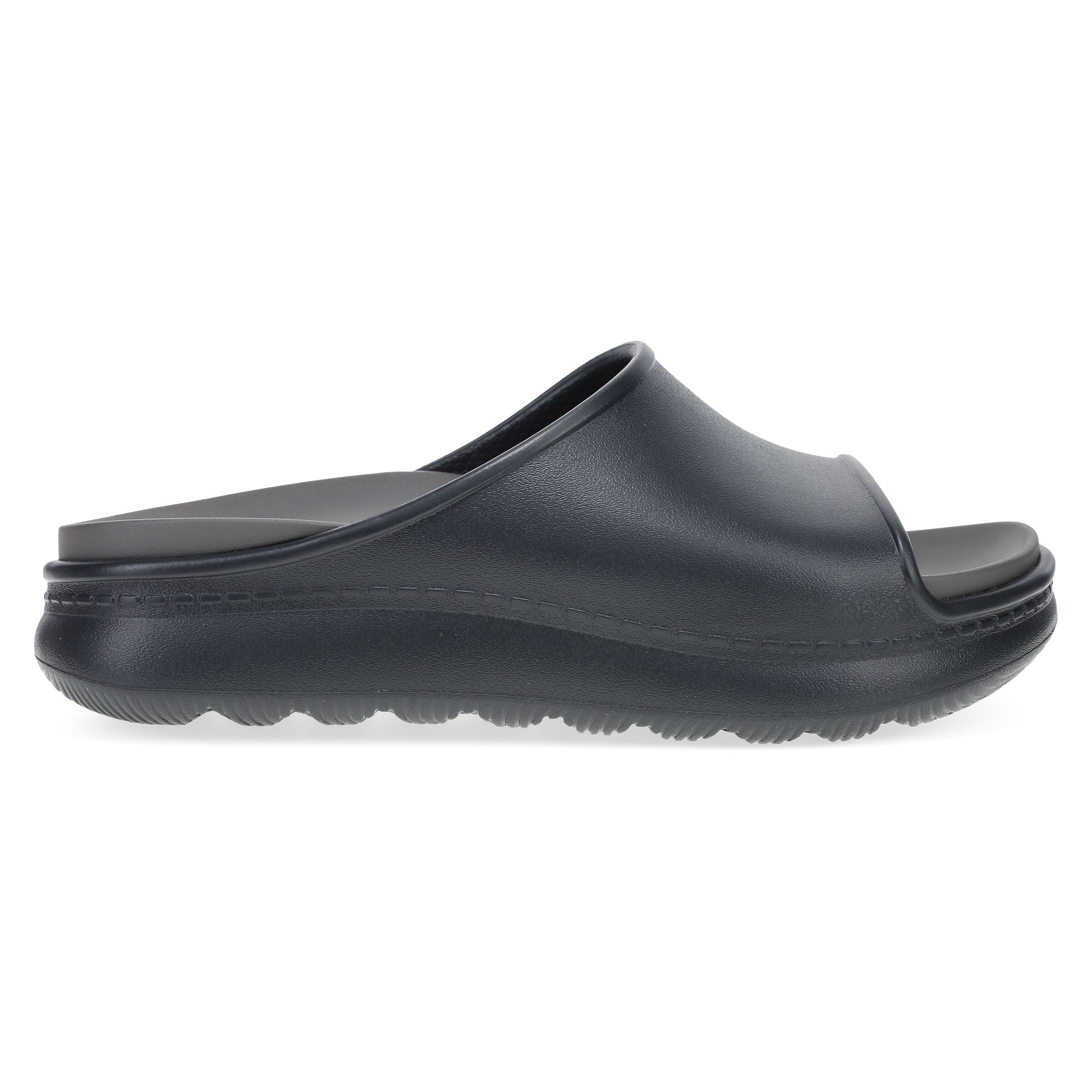 Devyn Molded Slip On Slide, BLACK, alternate image number 4