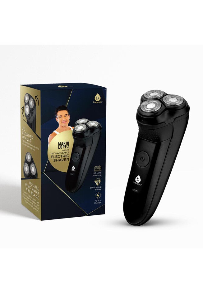 Mario Lopez Men'S Rechargeable Electric Shaver, O, hi-res image number null