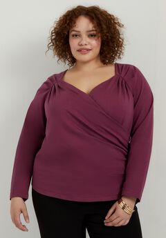 Faux Wrap Top