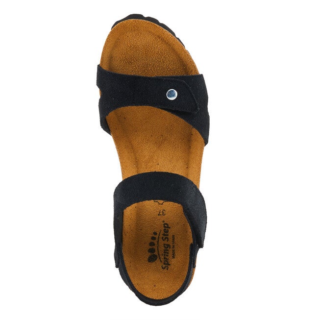 Babybell Sandal, BLACK SUEDE, alternate image number 3