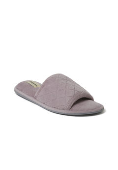 Beatrice Quilted Terry Slide Slipper