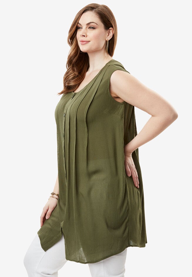 Sleeveless Angelina Tunic, , alternate image number null