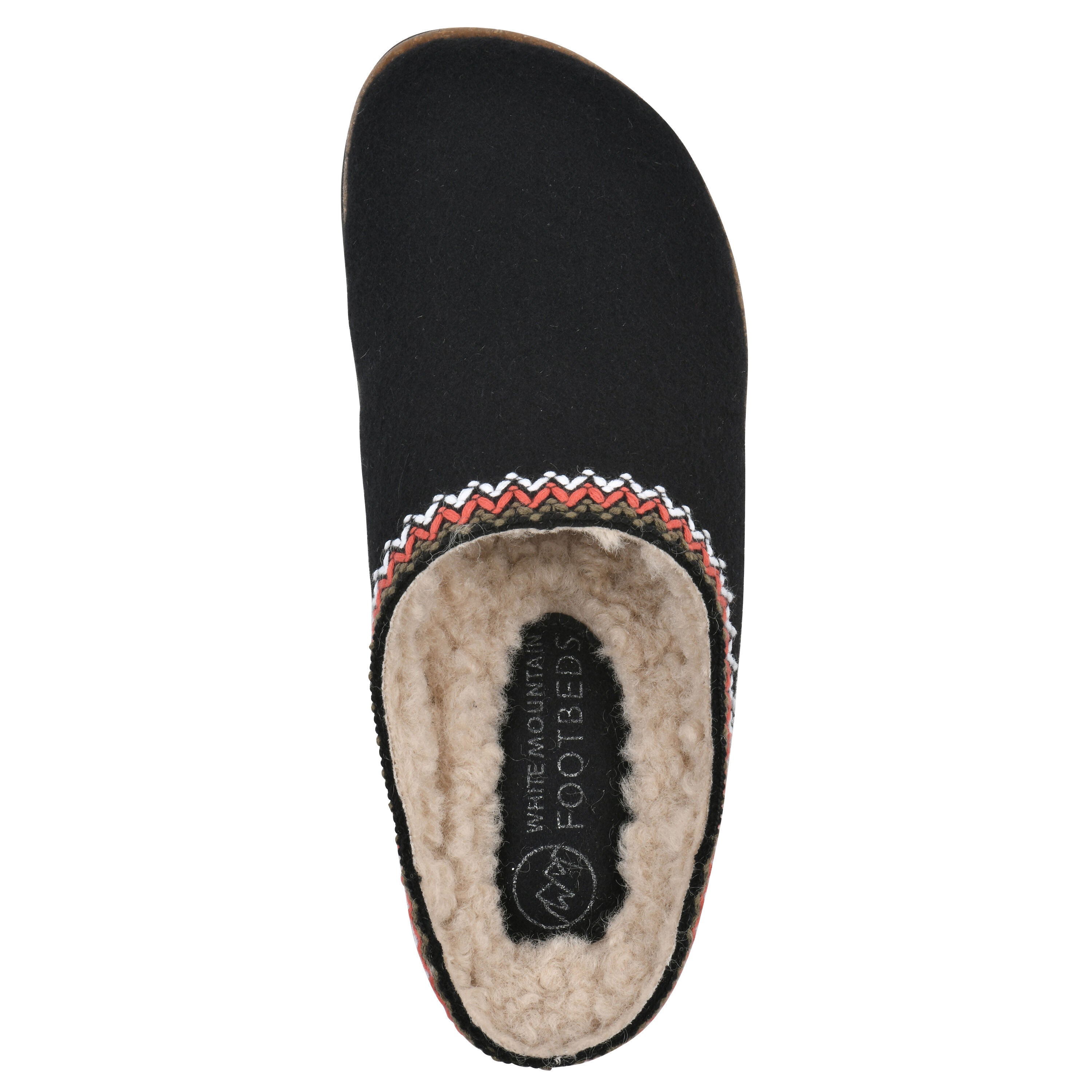 Bundle Up Footbeds Clog, BLACK FABRIC, alternate image number 4