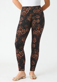 Plus Size Ankle Length Essential Stretch Legging