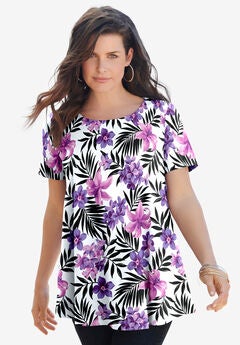 Swing Ultimate Tee with Keyhole Back