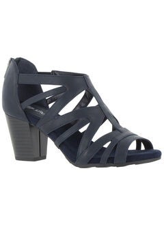 Womens Navy Dress Sandals