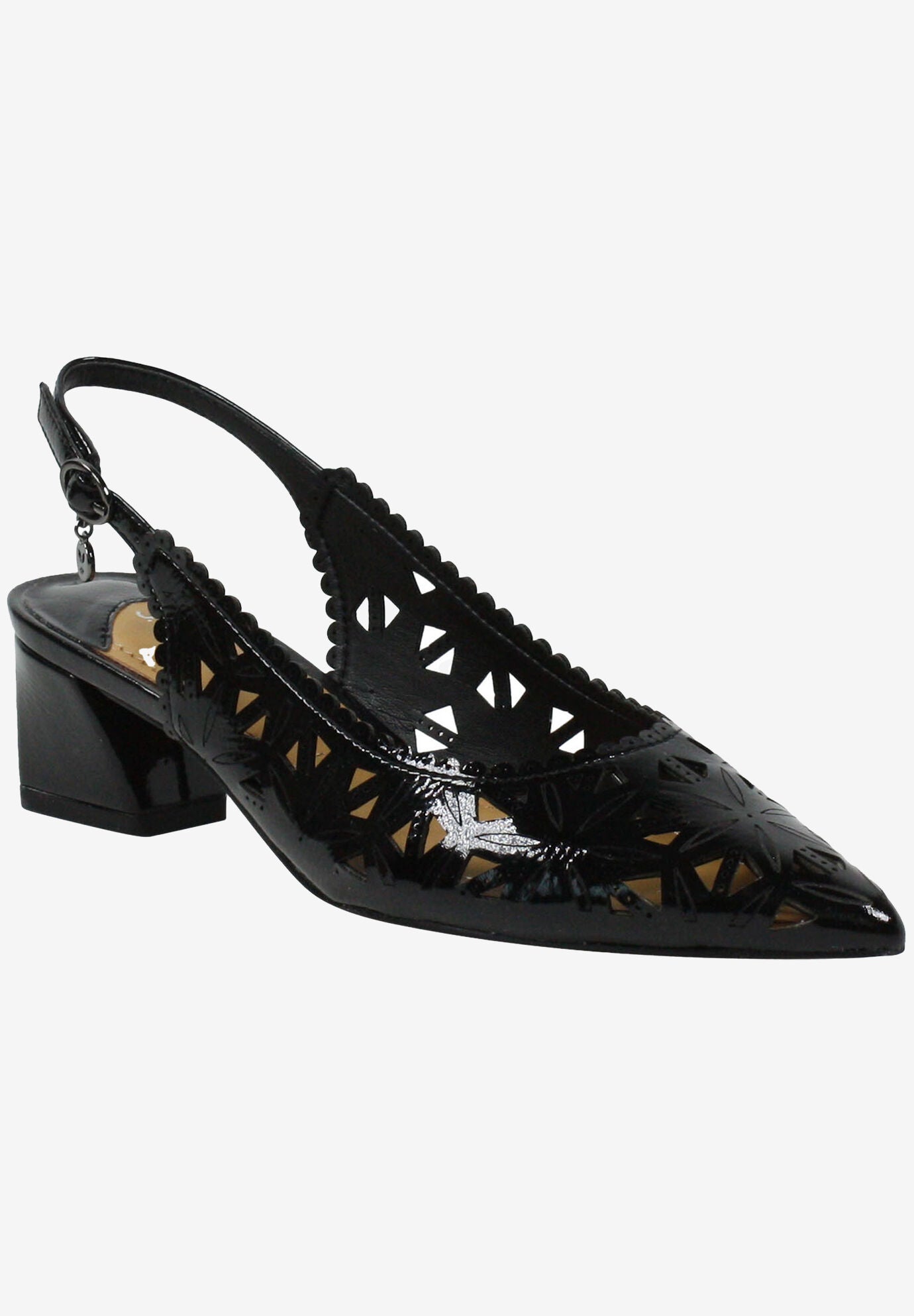 Eloden Slingback, BLACK CRINKLE, hi-res image number 0