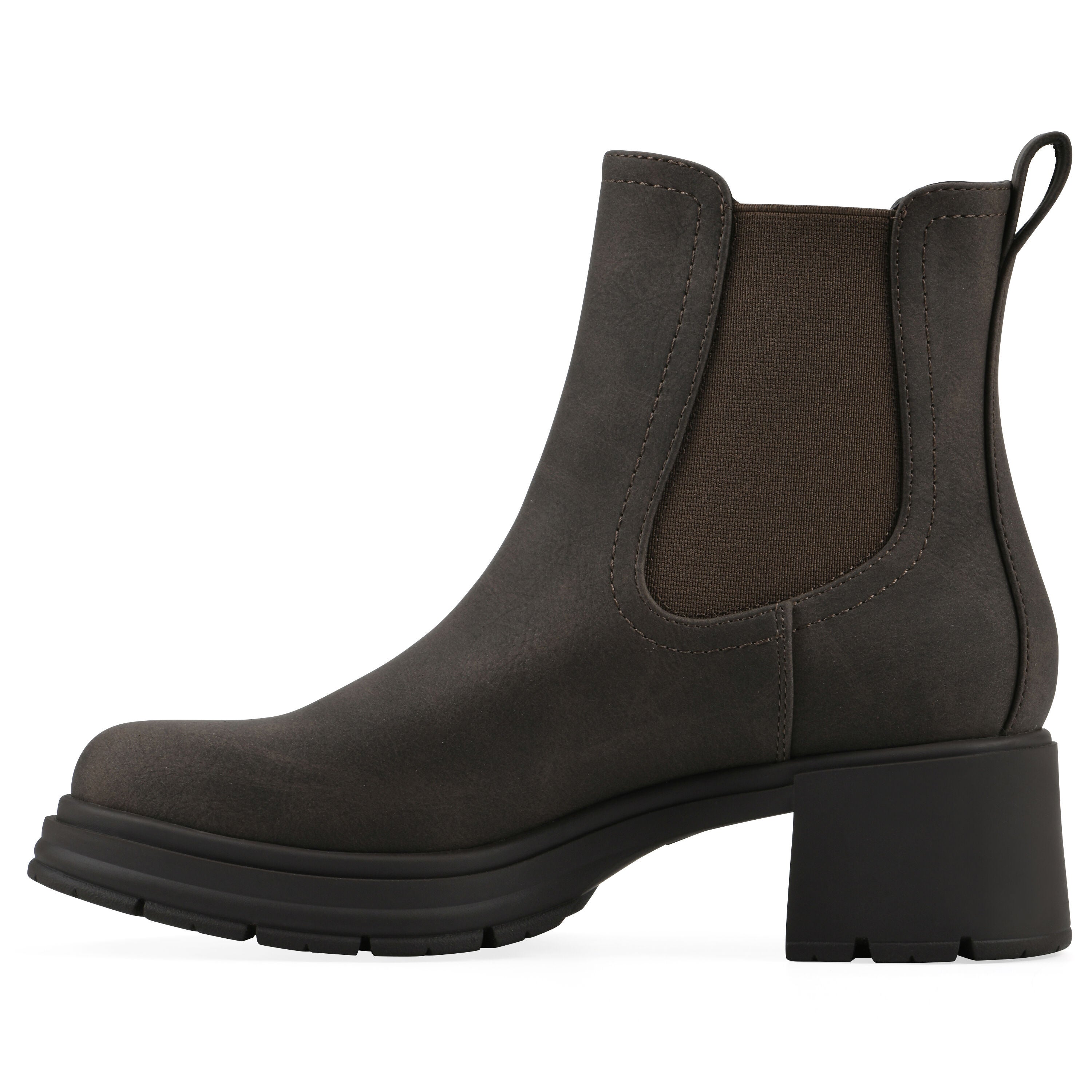 Mingo Chelsea Boot, DARK BROWN NUBUCK, alternate image number 3