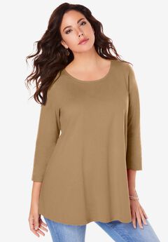 Ultimate Three Quarter Sleeve Swing Tee