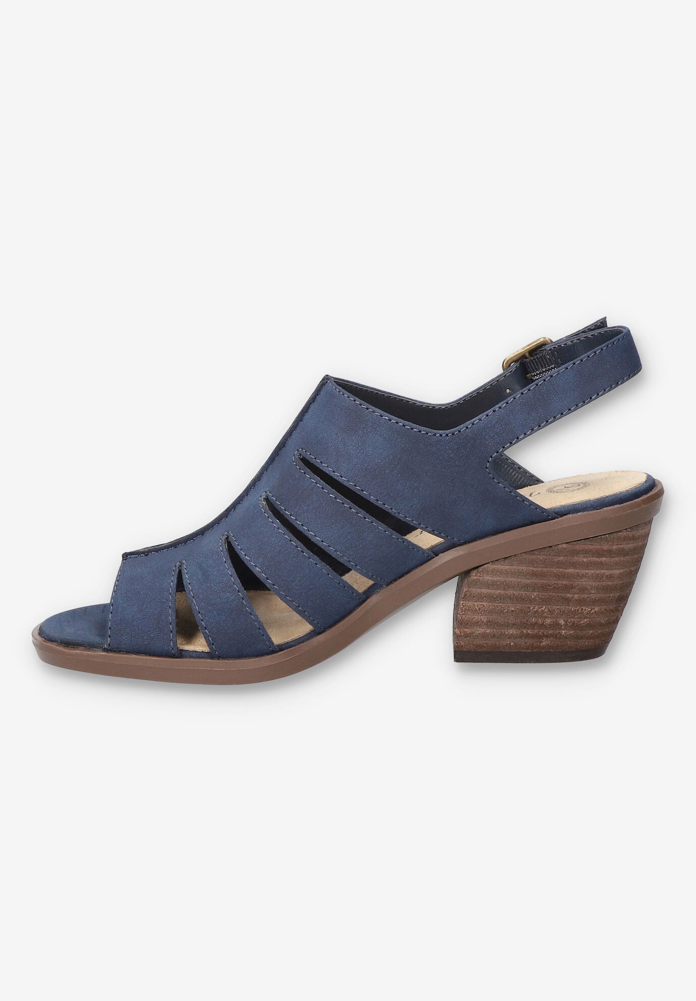 Rhodes Heeled Sandal, NAVY, alternate image number 4