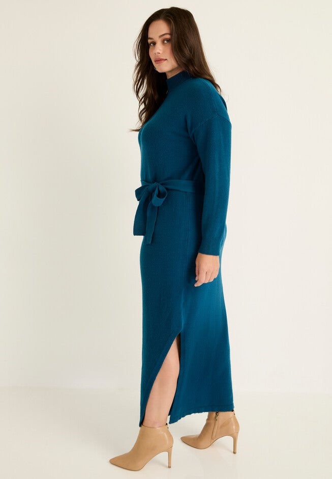 Turtleneck Sweater Dress, , alternate image number null